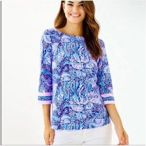 Lilly Pulitzer Waverly top XL